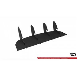 Maxton - Street Pro Central Diffuseur Arriere Nissan GTR R35 Facelift Rouge