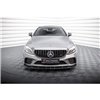 Maxton - Lame Du Pare-Chocs Avant V.2 Mercedes-AMG C43 Coupe / Cabrio / Sedan / Estate C205 / A205 / W205 / S205 Facelift 