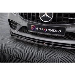 Maxton - Lame Du Pare-Chocs Avant V.2 Mercedes-AMG C43 Coupe / Cabrio / Sedan / Estate C205 / A205 / W205 / S205 Facelift 