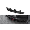 Maxton - Street Pro Central Diffuseur Arriere Nissan GTR R35 Facelift Noir-Rouge