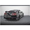 Maxton - Street Pro Central Diffuseur Arriere Nissan GTR R35 Facelift Noir-Rouge