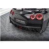 Maxton - Street Pro Central Diffuseur Arriere Nissan GTR R35 Facelift Noir-Rouge