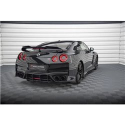 Maxton - Street Pro Lame Du Pare Chocs Arriere Nissan GTR R35 Facelift Noir