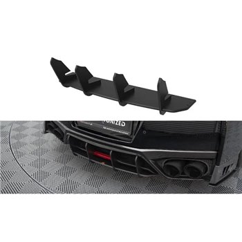 Maxton - Street Pro Central Diffuseur Arriere Nissan GTR R35 Facelift Noir