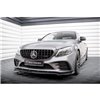 Maxton - Lame Du Pare-Chocs Avant V.1 Mercedes-AMG C43 Coupe / Cabrio / Sedan / Estate C205 / A205 / W205 / S205 Facelift 