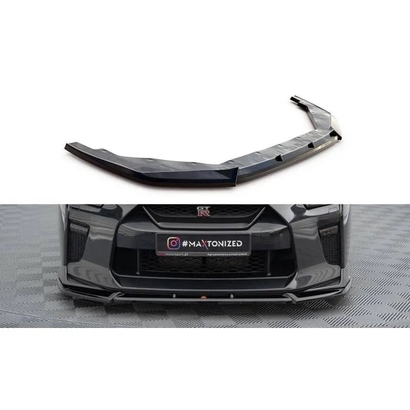 Maxton - Lame Du Pare-Chocs Avant V.2 Nissan GTR R35 Facelift