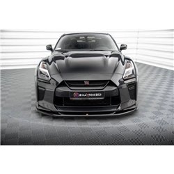 Maxton - Lame Du Pare-Chocs Avant V.1 Nissan GTR R35 Facelift 