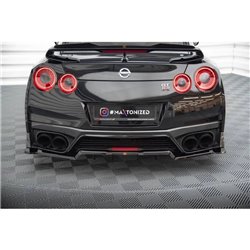 Maxton - Arriere Lame (avec une barre verticale) Nissan GTR R35 Facelift 