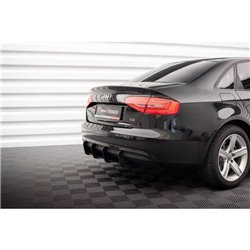Maxton - Street Pro Central Diffuseur Arriere Audi A4 B8 Facelift Noir