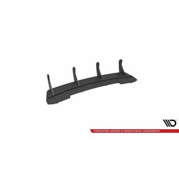 Maxton - Street Pro Central Diffuseur Arriere Audi A4 B8 Facelift Noir