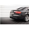 Maxton - Street Pro Central Diffuseur Arriere Audi A4 B8 Facelift Noir-Rouge