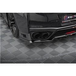 Maxton - Lames De Pare-Chocs Arrière Latérales Nissan GTR R35 Facelift 