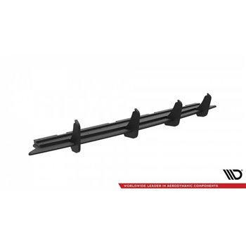 Maxton - Street Pro Central Diffuseur Arriere Audi Q8 S-Line Mk1 Rouge