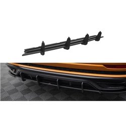 Maxton - Street Pro Central Diffuseur Arriere Audi Q8 S-Line Mk1 Noir-Rouge