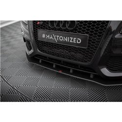 Maxton - Street Pro Lame Du Pare-Chocs Avant Audi S5 / A5 S-Line 8T Noir