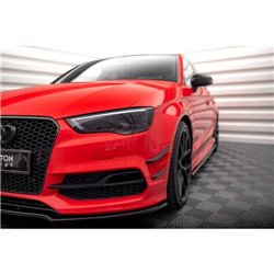 Maxton - Ailes de pare-chocs avant (Canards) Audi S3 / A3 S-Line 8V Sedan / Cabrio 