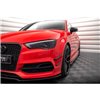 Maxton - Ailes de pare-chocs avant (Canards) Audi S3 / A3 S-Line 8V Sedan / Cabrio 