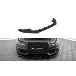 Maxton - Street Pro Lame Du Pare-Chocs Avant Audi S5 / A5 S-Line 8T Noir-Rouge