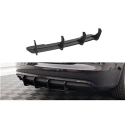 Maxton - Street Pro Central Diffuseur Arriere Audi A4 B8 Facelift Rouge