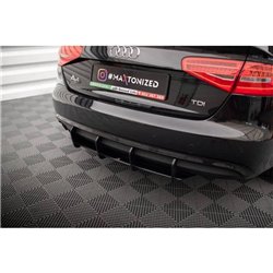 Maxton - Street Pro Central Diffuseur Arriere Audi A4 B8 Facelift Rouge