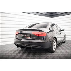 Maxton - Street Pro Central Diffuseur Arriere Audi A4 B8 Facelift Rouge