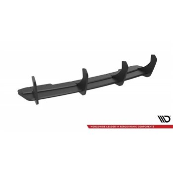 Maxton - Street Pro Central Diffuseur Arriere Audi A4 B8 Facelift Rouge