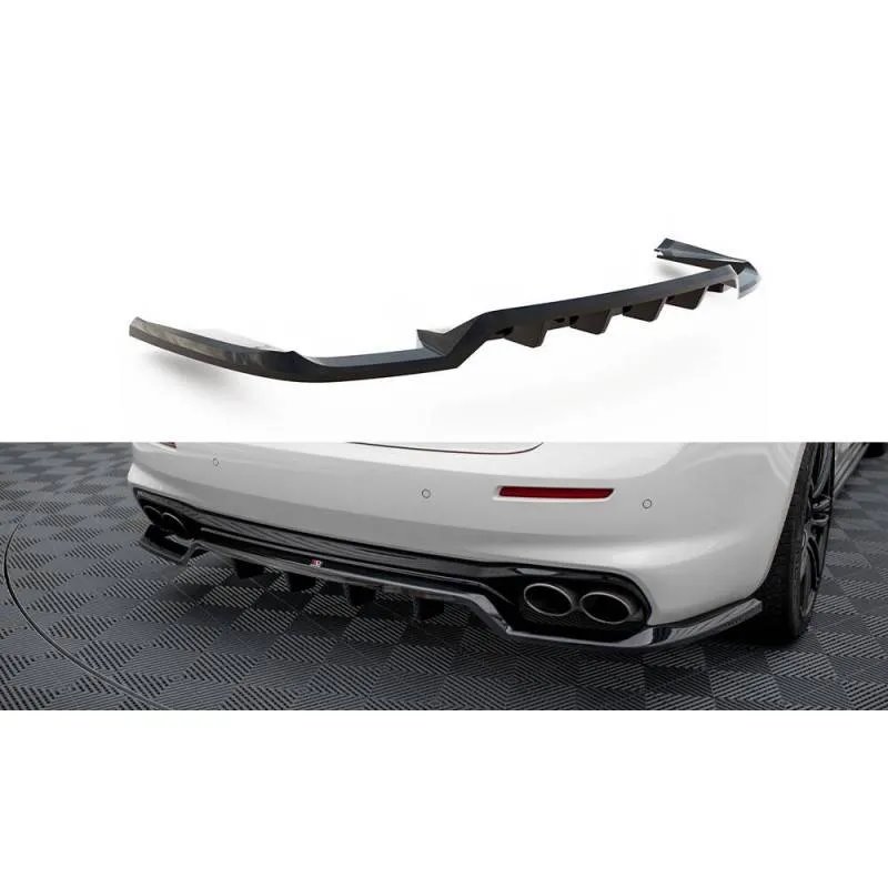 Maxton - Arriere Splitter (avec une barre verticale) Maserati Ghibli Mk3 Facelift