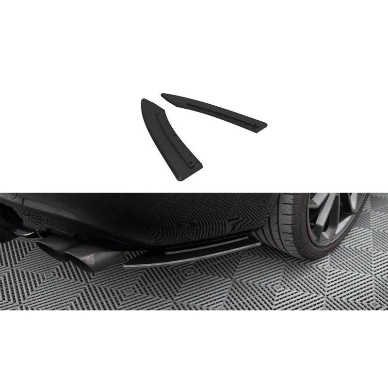 Maxton - Street Pro Lame Du Pare Chocs Arriere Audi S5 / A5 S-Line Coupe / Cabriolet 8T Noir