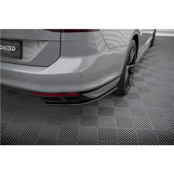 Maxton - Lames De Pare-Chocs Arrière Latérales Volkswagen Passat R-Line B8 Facelift 
