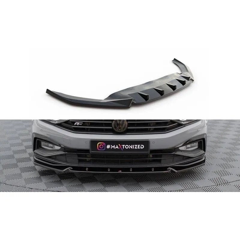 Maxton - Lame Du Pare-Chocs Avant V.1 Volkswagen Passat R-Line B8 Facelift