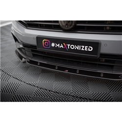 Maxton - Lame Du Pare-Chocs Avant V.1 Volkswagen Passat R-Line B8 Facelift 