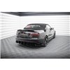 Maxton - Street Pro Lame Du Pare Chocs Arriere Audi S5 / A5 S-Line Coupe / Cabriolet 8T Noir + Rabats Brillant 