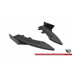 Maxton - Street Pro Lame Du Pare Chocs Arriere Audi S5 / A5 S-Line Coupe / Cabriolet 8T Noir + Rabats Brillant 