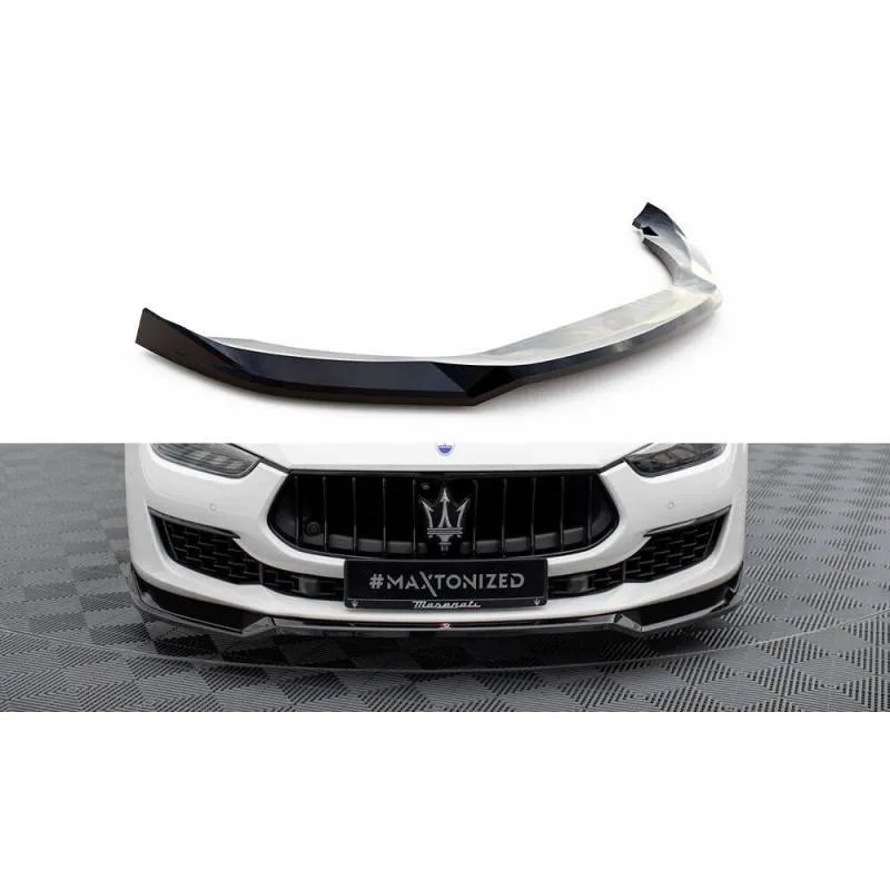 Maxton - Lame Du Pare-Chocs Avant V.1 Maserati Ghibli Mk3 Facelift