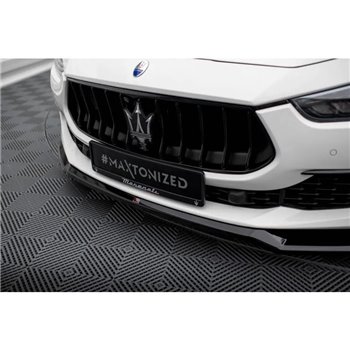 Maxton - Lame Du Pare-Chocs Avant V.1 Maserati Ghibli Mk3 Facelift 