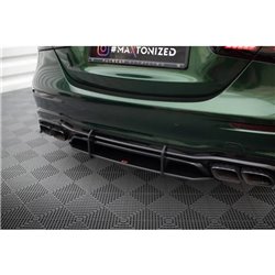 Maxton - Street Pro Central Diffuseur Arriere Mercedes-AMG E63 W213 Facelift Noir