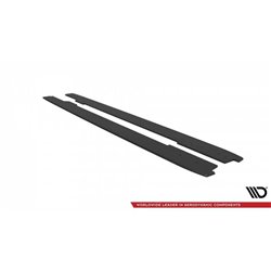 Maxton - Street Pro Rajouts Des Bas De Caisse Audi A5 / A5 S-Line / S5 Coupe / Cabrio 8T / 8T Facelift Noir