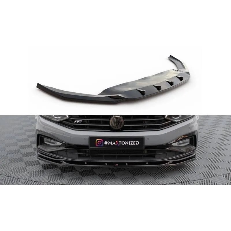 Maxton - Lame Du Pare-Chocs Avant V.2 Volkswagen Passat R-Line B8 Facelift