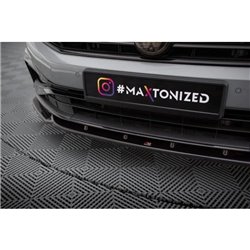 Maxton - Lame Du Pare-Chocs Avant V.2 Volkswagen Passat R-Line B8 Facelift 