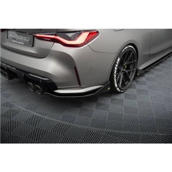 Maxton - Lames De Pare-Chocs Arrière Latérales V.3 CSL Look BMW M4 G82 / G82 Facelift 