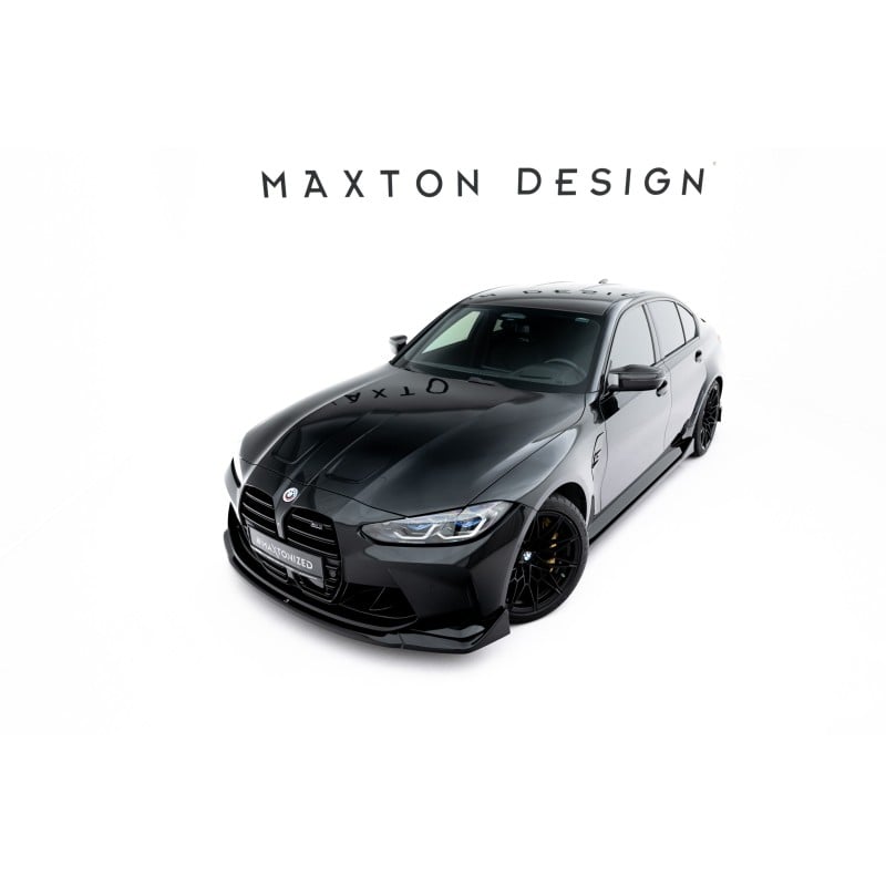 Maxton - Lame Du Pare-Chocs Avant V.4 CSL Look BMW M3 Sedan / Touring G80 / G81