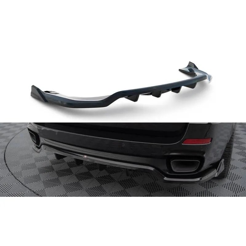 Maxton - Arriere Splitter (avec une barre verticale) BMW X5 M-Pack F15