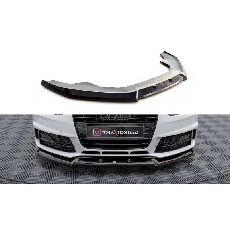 Maxton - Lame Du Pare-Chocs Avant V.1 Audi A4 Competition B8 Facelift