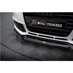 Maxton - Lame Du Pare-Chocs Avant V.1 Audi A4 Competition B8 Facelift 