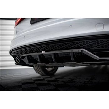 Maxton - Arriere Lame (avec une barre verticale) Audi A4 Competition B8 Facelift 