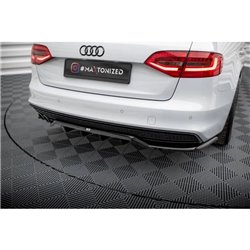 Maxton - Arriere Lame (avec une barre verticale) Audi A4 Competition B8 Facelift 