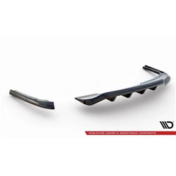 Maxton - Arriere Lame (avec une barre verticale) Audi A4 Competition B8 Facelift 