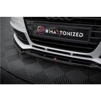 Maxton - Lame Du Pare-Chocs Avant V.2 Audi A4 Competition B8 Facelift 