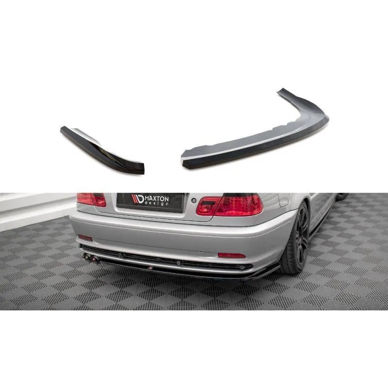 Maxton - Lames De Pare-Chocs Arrière Latérales BMW 3 Coupe E46