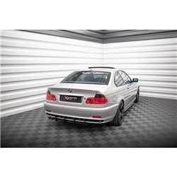 Maxton - Street Pro Central Diffuseur Arriere BMW 3 Coupe E46 Noir